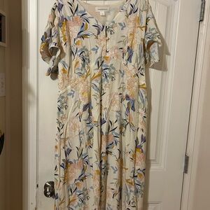 Addition Elle Floral Midi Dress
